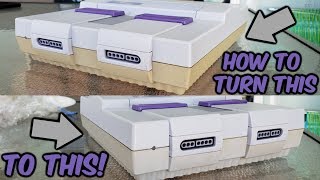 Super Nintendo Restoration How To Remove Yellowing From Video Games amp Sneakers [upl. by Ynogoham446]