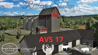 MIN FÖRSTA HJULLASTARE RESLÖVS SOCKEN AVS 17 Farming Simulator 22 [upl. by Adria]