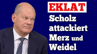 EKLAT im Bundestag  Scholz greift Merz und die AfD scharf an  Grandiose Rede von Dr Alice Weidel [upl. by Lesab]