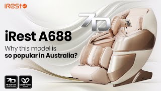 The latest 7D Dualmotor Massage Chair iRest A688 Plus [upl. by Demp]