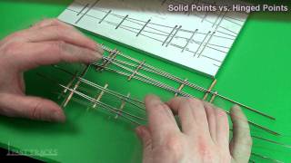 Building A Turnout Step 3  Hinged vs Fixed Points [upl. by Donnie]