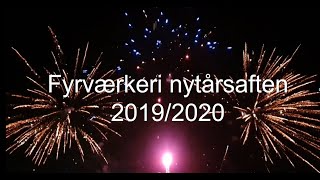 Fyrværkeri nytårsaften 20192020 [upl. by Nikkie]