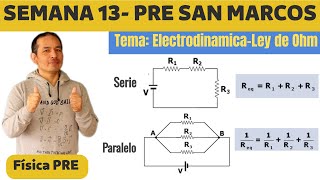 Electrodinámicaparte 1Semana 13Pre San Marcos [upl. by Satsok759]