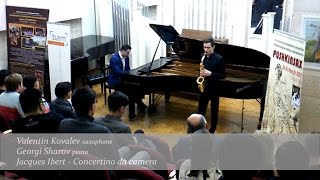 Valentin Kovalev J Ibert  Concertino da camera [upl. by Ocirederf]