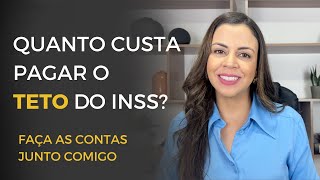 Quanto custa pagar INSS no teto em 2023 [upl. by Enilarak181]