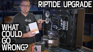 UPGRADING My 10000 Custom Water Cooled PC  What Could Go Wrong [upl. by Ajnek]