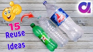 15 most amazing way to reuse plastic bottle  Best out of waste  Artkala 519 [upl. by Krause]