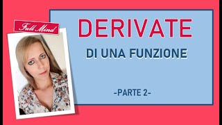 Derivate delle funzioni elementari  costanti  potenze e radici [upl. by Lantha641]