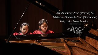 APCSCLASSICALFESTIVAL2023  Ann Shereen Yao amp Adrianne Shanelle Yao  Fairy Tale by Anton Arensky [upl. by Pavior251]