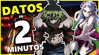 🔶DATOS Y CURIOSIDADES DE DAKI Y GYUTARO EN 2 MINUTOS 🕜  Kimetsu no Yaiba  Demon Slayer [upl. by Nyleahs]