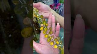 Lemon Quartz Beads in Briolette Drop Shape [upl. by Anerb221]