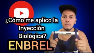 Como colocar la auto inyección Enbrel o Etanercept  Espondilitis Anquilosante [upl. by Mcgraw]