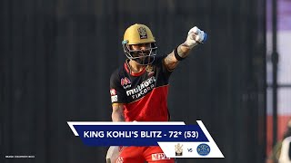 Virat Kohlis Blitz  RCBvRR [upl. by Grubb]