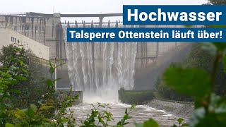 Staudamm läuft über  weitere Überflutungen drohen [upl. by Silberman]