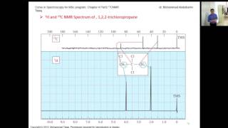 محاضرة الدكتورمحمد عبدالكريم 3th Chapter4 part2 Carbon13 NMR Spectroscopy [upl. by Yrelle662]