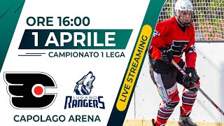 Capolago Flyers VS Rangers Lugano  Campionato Inline Hockey 1 Lega Girone B 2023 [upl. by Yaner646]