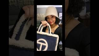 UGG x TELFAR DENIM Medium Bag👜 Unboxing😍  ASMR👂💜 shorts asmr fashion [upl. by Talanta692]