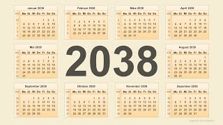 Kalender 2038 [upl. by Davis417]