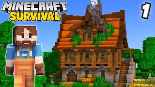 Starting My Perfect Minecraft World  Survival Lets Play  Episode 1 [upl. by Redleh]