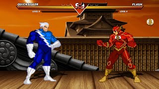 QUICKSILVER vs FLASH  High Level Awesome Fight [upl. by Annaeed]