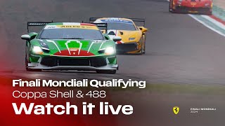 Ferrari Challenge Finali Mondiali  Imola Qualifying  Coppa Shell amp 488 Challenge Evo [upl. by Gemoets]