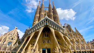 Nativity Towers La Sagrada Familia Barcelona Spain [upl. by Zackariah]