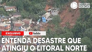 Entenda desastre que atingiu o litoral norte de São Paulo [upl. by Enitnemelc]