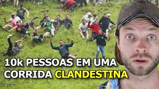 FUI NO EVENTO MAIS BIZARRO DO MUNDO  CORRIDA DOS QUEIJOS [upl. by Telracs]