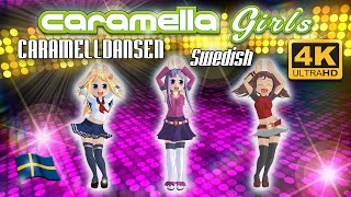 Caramella Girls  Caramelldansen Swedish 4K [upl. by Janyte]