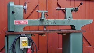 Introducing my quotnewquot Ramator wood lathe [upl. by Ennoryt]