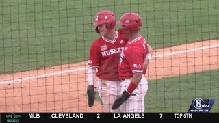 Husker baseball run rules Omaha 143 [upl. by Sadler275]