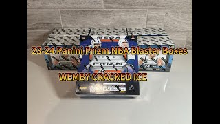 2324 Prizm NBA Blaster Boxes  Wemby Cracked Ice Pulled [upl. by Neuberger]