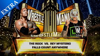 Epic Falls Count Anywhere The Rock vs Rey Mysterio [upl. by Anaahs]