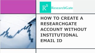 How to Create ResearchGate Account without Institutional e mail id  Free ResearchGate Account [upl. by Annaihs702]