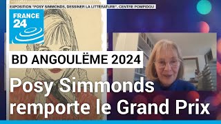 Festival de la BD dAngoulême 2024  la Britannique Posy Simmonds remporte le Grand Prix [upl. by Esertak]