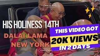 His Holiness the Dalai Lama visit to New York June 23 2024 [upl. by Mariam]