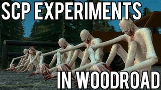 SCP Experiments in GMWOODROAD Garrys Mod Gameplay [upl. by Niltyak]