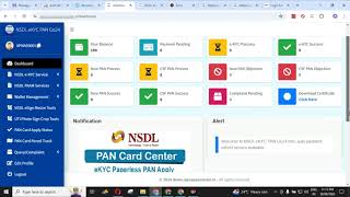 Live Setup NSDL Paperless PAN Card Portal Source Code  API 2024  OTP or Biometric PAN Apply  CSF [upl. by Llewen]