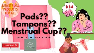 🌸💧 Best Pads Tampons amp Menstrual Cups A Guide for Teens amp Sustainable Period Products 🌸💧 [upl. by Hannahs]