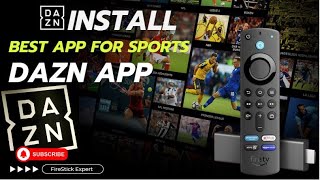 Install Best app for Sports on Firestick 2024 DAZN App [upl. by Retxab]