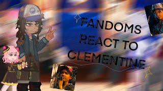 FANDOMS REACT  PART 1  CLEMENTINE [upl. by Willow]