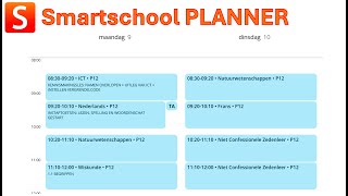 Smartschool  Planner  Leerlingen [upl. by Zetnahs]