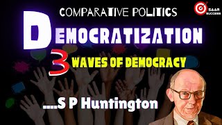 S P Huntington। Democratization clash of civilization  Comparative Politics hindi [upl. by Boyce]