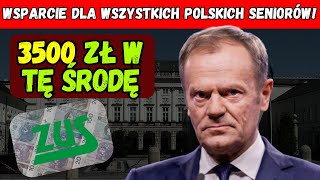 Świetna wiadomość W środę ZUS wypłaci emerytom 3500 zł – sprawdź jak je otrzymać [upl. by Oinesra]