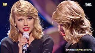 Remastered 4K• 60fps Love Story 1989 Remix  Taylor Swift • iHeartRadio Rehearsal • EAS Channel [upl. by Ahsinauj]