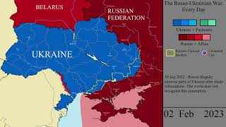 The RussoUkrainian War Every Day Feb 2014  Feb 2024 [upl. by Terryn]