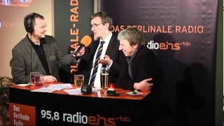 Gäste im radioeins Berlinale Nighttalk Andreas Dresen und Henryk Wichmann [upl. by Horatia46]