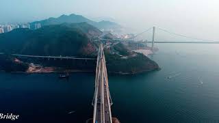 2021年汀九橋 amp 青馬大橋 Year 2021 Ting Kau Bridge amp Tsing Ma Bridge [upl. by Gapin]