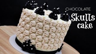 Halloween cake ideas  Chocolate Skulls Cake [upl. by Soirtemed]