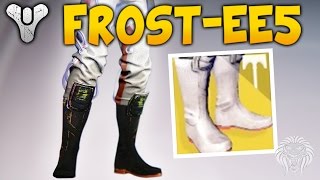 Destiny NEW EXOTIC HUNTER BOOTS FR0STEE5 Exotics Review amp Gameplay Frostees Rise of Iron [upl. by Allyn547]